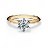 蒂芙尼/Tiffany Tiffany® Setting 18K 金六爪镶嵌钻戒:经典订婚钻戒 61979077 