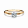 蒂芙尼/Tiffany Tiffany® Setting 18K 金六爪镶嵌钻戒:经典订婚钻戒 62818727 
