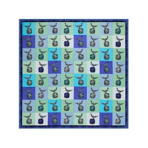 蒂芙尼/Tiffany Bird 设计的 Jean Schlumberger 搭配无限蓝色真丝岩石方巾 73362016