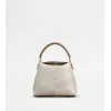 托德斯/Tod's Woman GREY Tod's T Case Tote Messenger Bag in Eel Leather Micro XBWTSTO0000S6JPZ6O42