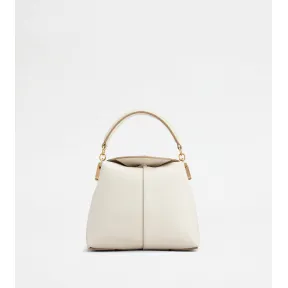 托德斯/Tod's 女人 白色 Tod's T Case 超小号皮革托特邮差包 XBWTSTO0000XPRB015