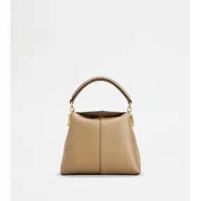 托德斯/Tod's 女人 米黄色 Tod's T Case 超小号皮革托特邮差包 XBWTSTO0000XPRC600