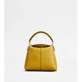 托德斯/Tod's 女人 黃色 Tod's T Case 超小号皮革托特邮差包 XBWTSTO0000XPRG414