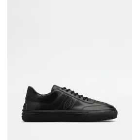 托德斯/Tod's 男人 黑色 皮革运动休闲鞋 XXM03E0GC50S969999