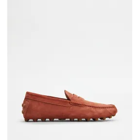 托德斯/Tod's Man ORANGE Tod's Gommino Bubble in Suede XXM52K00640RE08MC9994