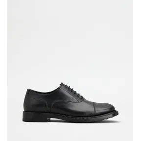 托德斯/Tod's Man 黑色 牛皮綁帶鞋 XXM62C00N50OLW9MCB999