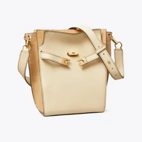 汤丽柏琦/Tory Burch Lee Radziwill 纹理双层水桶包 139014-102