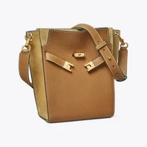 汤丽柏琦/Tory Burch Lee Radziwill 纹理双层水桶包 139014-202