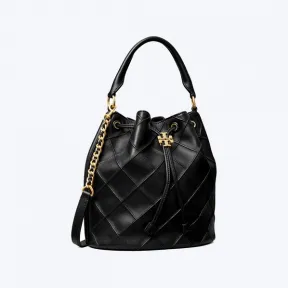 汤丽柏琦/Tory Burch Fleming 大号软皮水桶包 142564-001