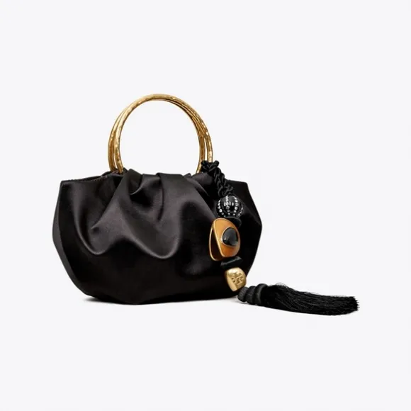 汤丽柏琦/Tory Burch 双环缎面晚装包 142723-001