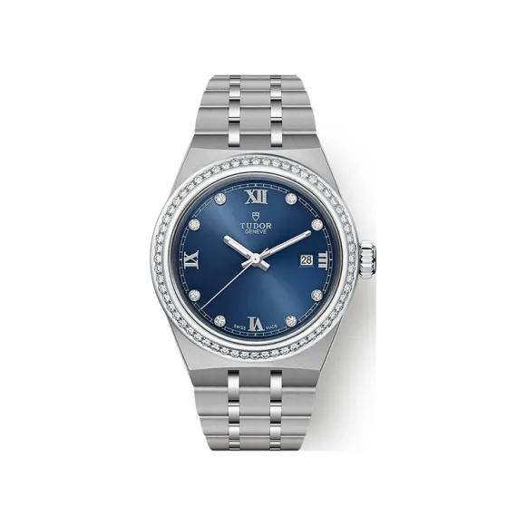 帝舵/Tudor 皇家系列 28 MM 磨光及磨砂钢表壳 自动机械机芯 女表 M28320-0002