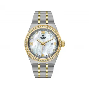 帝舵/Tudor 帝舵皇家系列 28MM 磨光及磨砂钢表壳 自动机械机芯 女表 M28323-0001