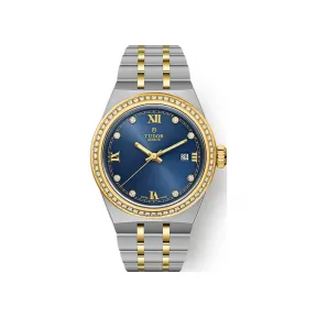 帝舵/Tudor 皇家系列 28 MM 磨光及磨砂钢表壳 自动机械机芯 女表 M28323-0002