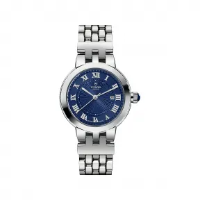 帝舵/Tudor 玫瑰系列 30 MM 磨光钢表壳 自动机械机芯 女表 M35500-0009