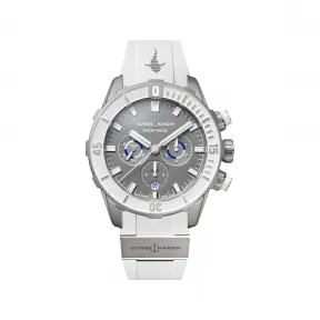 雅典/Ulysse Nardin Diver Chronograph Great 44MM 灰钛色 自动机械机芯 男表 1503-170LE-1A-GW-3A