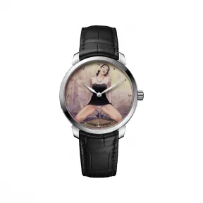 雅典/Ulysse Nardin Classico Manara Declic 40MM 精钢 自动机械机芯 男表 3203-136LE-9B-MANARAD-1A