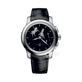 雅典/Ulysse Nardin 经典系列 铂金 自动机械 男表 6109-130-E2-HORSE