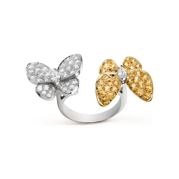 梵克雅宝/Van Cleef & Arpels Two Butterfly指间戒 VCARA13600