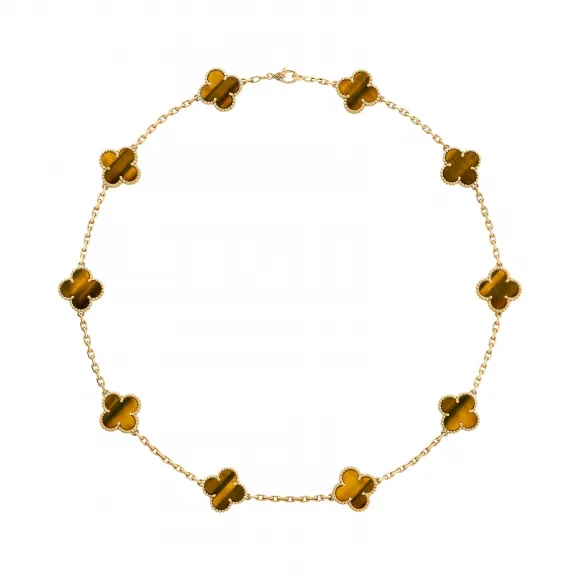 梵克雅宝/Van Cleef & Arpels Vintage Alhambra项链 10图案 - VCARD40700