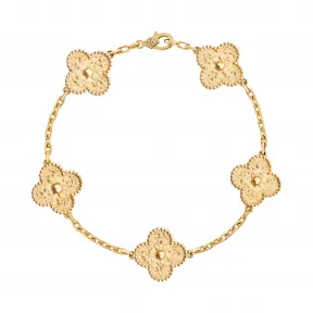 梵克雅宝/Van Cleef & Arpels Vintage Alhambra手链 5图案 - VCARO1IE00