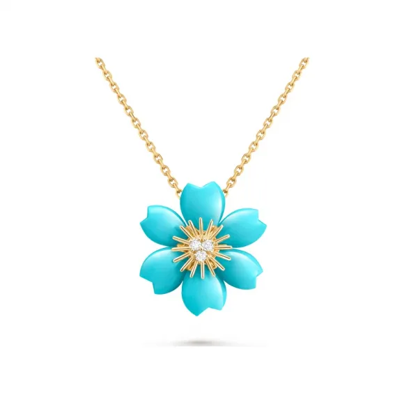 梵克雅宝/Van Cleef & Arpels Rose de Noël吊坠 迷你款式 VCARPJJA00