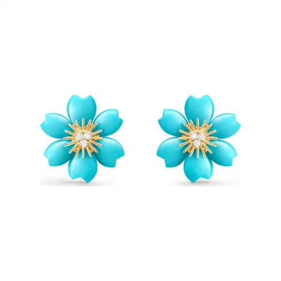 梵克雅宝/Van Cleef & Arpels Rose de Noël耳环 迷你款式 VCARPJJB00