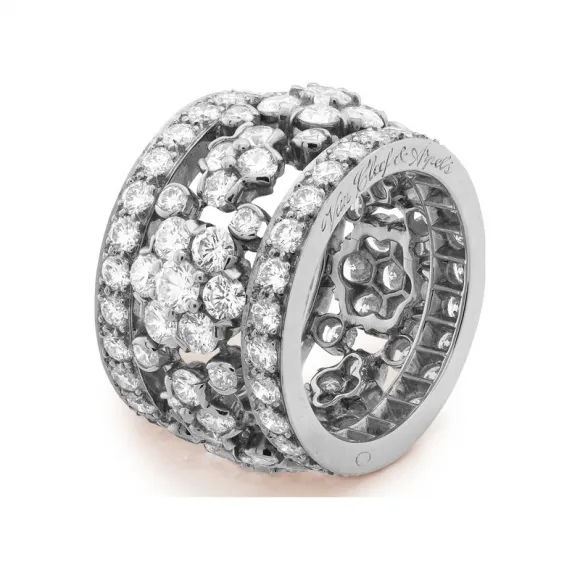 梵克雅宝/Van Cleef & Arpels Snowflake戒指 VCARPJKL00