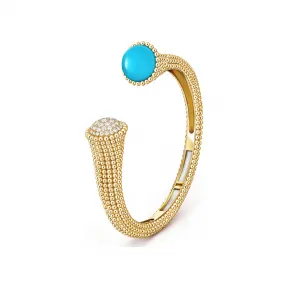 梵克雅宝/Van Cleef & Arpels Perlée couleurs手镯 中号款式 VCARPMNB00