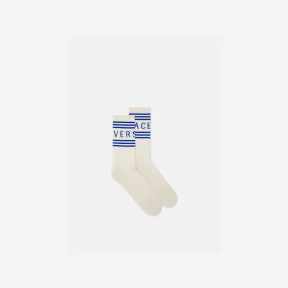范思哲/Versace Men's 90s Vintage 徽标袜子 1008835-1A06357-2PL40