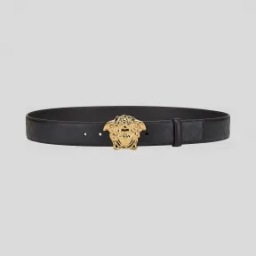 范思哲/Versace Palazzo系列希腊回纹压花腰带 DCU4140-DVBRV_D41OH