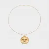 范思哲/Versace Bit Versace吊坠Medusa项链 DG1G669-DJMT_KOT