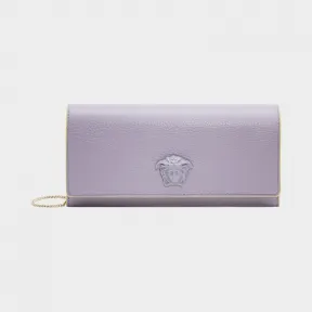 范思哲/Versace Palazzo 珠面皮革晚装包 - 粉 皮夹 DPDF424-DVTGH_KLYJO