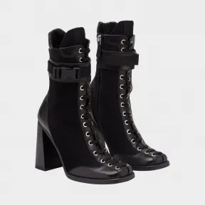 范瑟丝/Versus 绑带高跟靴 - 黑色 女鞋 FSD699O-FRVLN_F463N