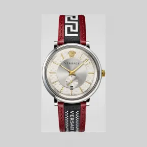 范思哲/Versace 红色V-Circle Greca腕表 PVEBQ013-P0019_PNUL