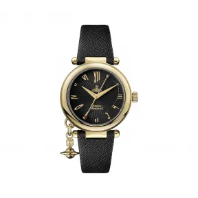 薇薇安·威斯特伍德/Vivienne Westwood  32.00 MM 电镀不锈钢 石英机芯 女表 VV006GDBLK