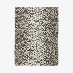 伊夫圣罗兰/Yves Saint laurent 经典羊毛真丝混纺披肩，独创 BABYCAT 豹纹印花图案 3203613752