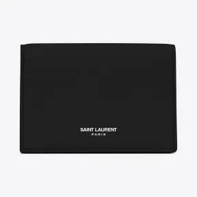 伊夫圣罗兰/Yves Saint laurent 经典 Saint Laurent Paris 黑色真皮名片夹 360433B6
