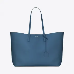 伊夫圣罗兰/Yves Saint laurent SHOPPING bag in denim blue leather 3941