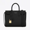 伊夫圣罗兰/Yves Saint laurent 经典 Nano SAC DE JOUR 黑色真皮手袋 398711BOO0J1