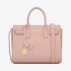 伊夫圣罗兰/Yves Saint laurent 经典 Nano Sac De Jour 淡红色真皮手袋 398711BOO0J