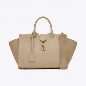 伊夫圣罗兰/Yves Saint laurent Small DOWNTOWN YSL tote bag in powder l