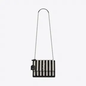 伊夫圣罗兰/Yves Saint laurent SUNSET 中号条纹印花马驹纹真皮包 4429061ER2N9024