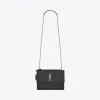 伊夫圣罗兰/Yves Saint laurent Medium SUNSET bag in graphite crocodile