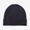 伊夫圣罗兰/Yves Saint laurent 海军蓝羊毛针织帽 4584794Y2064100