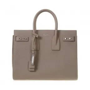 伊夫圣罗兰/Yves Saint laurent Sac De Jour灰褐色皮革托特包 464960DTI0E9943