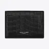 伊夫圣罗兰/Yves Saint laurent 鳄鱼压纹皮革名片盒 469338DZE4E1000