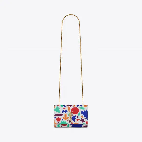 伊夫圣罗兰/Yves Saint laurent KATE 小号 JOUR 印花颗粒纹理压花真皮包  46939009J1W90