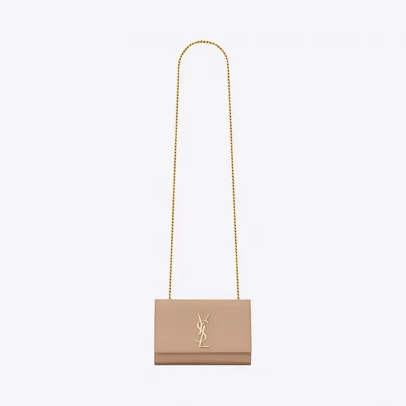 伊夫圣罗兰/Yves Saint laurent kate小号粒面压印皮革链条手袋 469390BOW012721