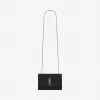 伊夫圣罗兰/Yves Saint laurent 经典 monogram 小号黑色细粒纹理挎包 469390BOW0N1000