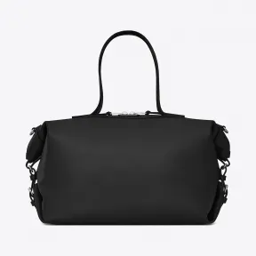 伊夫圣罗兰/Yves Saint laurent 中号可转换ID袋，黑色皮革 4727060AY1E1000